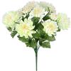 Flair Flower Bouquet di crisantemi artificiali, 35 cm, crisantemo, fiori autunnali, fiori artificiali, decorazione per la casa, decorazione da tavolo, crema
