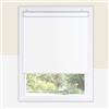 Chicology Tende a Rullo Senza Fili Snap-N'-Glide, oscuranti per finestre, perfette per Soggiorno/Camera da Letto/Asilo/Ufficio e Altro Ancora. Byssus Bianco (oscuramento della Stanza), 88,9 cm di
