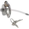 MKGMYGZ Flat Chastity Cage Uomo Sissy Cintura Di Castità Maschile Metallo Cock Cage Erotitici Sexy Per Coppie 1 (50MM)