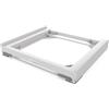 Meliconi BASE MOVE EVO SIOC, Base per Lavatrice con Ruote e Freni, Imballo ecologico e Anti Rottura, per elettrodomestici standard 60x60cm, supporta 250kg, anche per colonna bucato, bianca