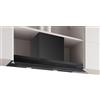 Bosch Serie 6, cappa di design integrato, 90 cm, vetro trasparente nero stampato, nero opaco, DBB97DP60