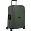 Samsonite S'Cure - Renewed Spinner M, Valigia, M (69 cm), 79 L, Verde (Dark Green)