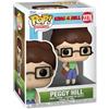 Funko POP! Animation: King of the Hill - Peggy Hill - Figura in vinile da collezione - Idea regalo - Prodotto ufficiale - Giocattoli per bambini e adulti - Modello di figura per collezionisti
