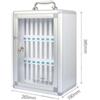 iternet Armadietto portacellulare - 24 posti - 26x19x38,5 cm - grigio - Iternet