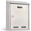 metalplus Cassetta postale Elios Steel - 35x45x15 cm - acciaio inox - Metalplus