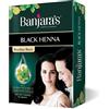 Banjara's Henné Powder Hair Dye Brazillian Black 100% grigio coverage-No ammoniaca