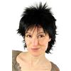 WIG ME UP - Parrucca Wig Nero Impertinente Anni 80 NDW 25 cm 26155-1