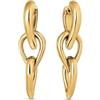 Calvin Klein Orecchini Pendenti da Donna Collezione SCULPTURED DROPS in Acciaio Inossidabile con placcatura ionica Oro Giallo - 35000917