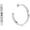 Tommy Hilfiger Jewelry Cerchio da Donna in Acciaio Inossidabile con Cristalli - 2781049