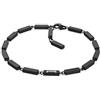 Calvin Klein Bracciale a Maglie da Uomo Collezione CK ESSENTIAL LINKS in acciaio inossidabile con placcatura nera, decorato con cristalli - 35100074