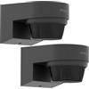Oktaplex motion Oktaplex Eva - Set di 2 sensori di movimento per esterni, 12 m/240°, sensore di movimento a infrarossi, IP65, colore: antracite