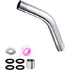 Dstarymnix prolunga soffione doccia,braccio doccia a parete,per Soffione Doccia G1/2, Prolunga Doccia Universale Antiruggine con Angolo 45° per Bagno, Camper,braccio doccia acciaio inox