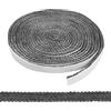 Dokeno Guarnizione Stufa a Legna, Camino Guarnizione Fibra di Vetro Resistente al Calore 4m x 12mm x 3mm Guarnizione Camino Autoadesivo Guarnizione Termica per Stufe Caminetti