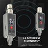 Microfono Wireless System Trasmettitore Ricevitore Adattatore per Sound
