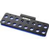 ARKA myREEF®-Frag Rack | 16 Fori | Porta Coralli per Ogni Acquario Marino | per vetri di Spessore Fino a 12 mm | Diametro Fori Circa 15 mm | Fusibili in Silicone