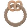 meanus Massaggiagengive per bambini, giocattolo in silicone e faggio, senza BPA (sabbia)