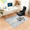 Capslpad Tappetini per sedie da ufficio per pavimenti in legno duro, 90 x 120 cm, antiscivolo, moderno, astratto, multiuso, a pelo basso, protezione per pavimenti per sedia da computer, tappetino per
