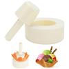 Hapivida Stampo per Cono Gelato, 5 x 12 cm Stampi per Corno Crema in Plastica Rullo per Cono per Cialde Gelato Fai Da Te Rotolo di Uova Porta Gelato per Fare Waffle (#2)