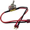 Nuofany Interruttore elettrico ad alta corrente con spina a T XT60/Deans per modello RC batteria ESC … (Deans T)