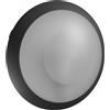Plafoniera rotonda E27 IP65 Ø30cm Con sensore Movimento - Nera