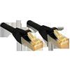Lindy Cavo RJ45 S/FTP LSOH nero, 0.3m