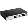 D-Link GO-SW-24G Switch Gigabit 10/100/1000 Mbps, Plug&Play, 24 Porte, Nero