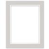 nielsen Conservation Passepartout 1,5 mm, formato esterno 40x50 cm per quadri 30x40 cm, grigio ghiaia con struttura