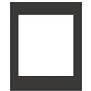 DEHA Design passepartout 50x70 cm per immagini 40x50 cm, nero