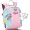 PROTAURI Zainetto Bambina 2-5 Anni, Zaino Asilo con Cordino di Sicurezza, Sacca Asilo Idrorepellente e Leggero, Rosa