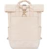 Expatrié Zaino Donna Beige - Adele - Zainetto Elegante per Università, Lavoro, Bici, Viaggio - Rolltop Grande con Vano per PC Portatile - Impermeabile