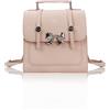 WisePoint Borsa Zaino Donna, PU Cuoio Zaino Piccolo Casual Borse a Zainetto, Zainetto Donna con Tracolla Staccabile per Viaggi, Lavoro, Shopping (Rosa)
