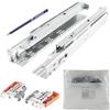 vasalat Blum Tandem - Set di estrazioni per cassetti, 450 mm, con pratica frizione Blum, portata 30 kg, 1 paio di guide per cassetti con frizione