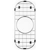 Houzer BG-1 - Griglia per lavello in acciaio INOX, BG-1100