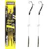 PRO FILSTAR Ronnie Rig - Ami da Pesca N2, Filo da Pesca Fluorocarbon 20cm/11,3kg - Anti Tangle - Accessori Pesca alla Carpa - Attrezzatura Carpfishing - Pop Up Carp Fishing Hook - Ganci Boiles Pellet