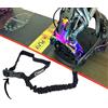 F26 Web Leash Snowboard Safty Corda di sicurezza elastica nera