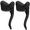 BOROCO Leve Freno Bici, 1 Paio di Freni a Mano Per Bici da Strada in Lega di Alluminio Per Bici da Strada MTB Mountain Bike(Black)