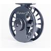 Raprance Mulinello da pesca a mosca 5/6 wt, in lega di alluminio CNC, ultraleggero, con pulsante laterale per cambio istantaneo, per acqua dolce/salata (grigio canna di fucile opaco)