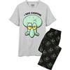 SPONGEBOB SQUAREPANTS Mens Pigials Adulti Squidward Pjs