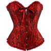 BYD Angelwing da Donna Corsetto Satin Bustino Rosso e Nero Colore Misto Shapewear Modellante Cincher Training Respirabile Elastico Sposa Corsetti Color-2 L