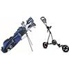 Longridge Set da golf Longridge Junior Challenger + CARRELLO EZEGLIDE JUNIOR CRUISER - NERO