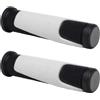 cyclingcolors Manopole bici 125 mm diametro 22 mm doppia densità morbide unisex per manubrio MTB trekking strada scooter bici, bianco