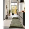 Hanse Home Tappeto in iuta naturale, 100% iuta, tessuto a mano ed ecologico, in fibra naturale boho, per soggiorno, camera da letto, sala da pranzo, verde, 80 x 200 cm
