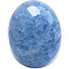 EUSICE - Pietra Naturale Calcite Blu, Ciottoli Relax e Antistress, 100% Artigianale e Fatto a Mano, Calcite Blu di alta qualità per Litoterapia, Benessere, Meditazione, Yoga