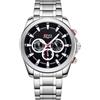 CIVO Orologio Uomo Cronografo Analogico: Acciaio Inossidabile Impermeabile - Sportivo Quadrante Affari Elegante Orologi