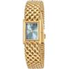BERNY Orologio d'Oro per Donne Orologio da Polso Rettagolare Impermeabile Orologio da Polso di Lusso Orologio Analogico a Quartz in Acciaio Inox Quadrante a Raggi Solari Regalo di Compleanno