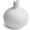 HAK Kähler Kähler - Portacandele Globo - Bianco - Altezza 16,5 cm Ø 15 cm
