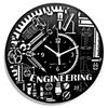 Instant Karma Clocks | Orologio Da Parete | Ingegnere | Design Tecnico con Strumenti Meccanici | 30 cm, Decorativo