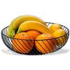 IPEA Cesto Portafrutta da Tavolo in Metallo - [ DESIGN MODERNO ED ELEGANTE ]- Fruttiere Cestino per Frutta, Agrumi, Noci, Alimenti - Porta Frutta da Centrotavola Aperto - 26 x 8 cm