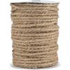 Vaessen Creative Corda Spago di Juta Naturale 4 mm x 50 m - 2 Rotoli Corda Canapa per Decorazioni, Confezioni Regalo, Fai-da-te, Scrapbooking, Composizioni Floreali e Decorazioni per il Giardino