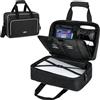 LEFOR·Z Custodia da trasporto compatibile con PS5/PS5 Pro/PS4, borsa da viaggio con imbottitura spessa, compatibile con Playstation 5/PS5 Digital Edition, controller, dischi di gioco, caricabatterie e